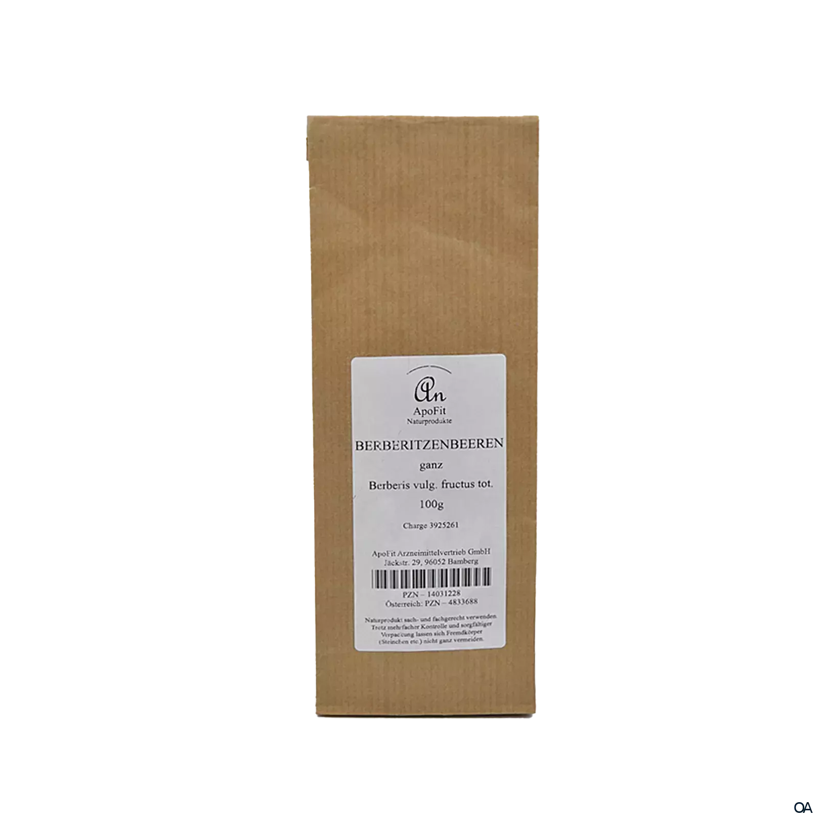 ApoFit Berberitzenbeeren ganz ApoFit Berberitzenbeeren ganz