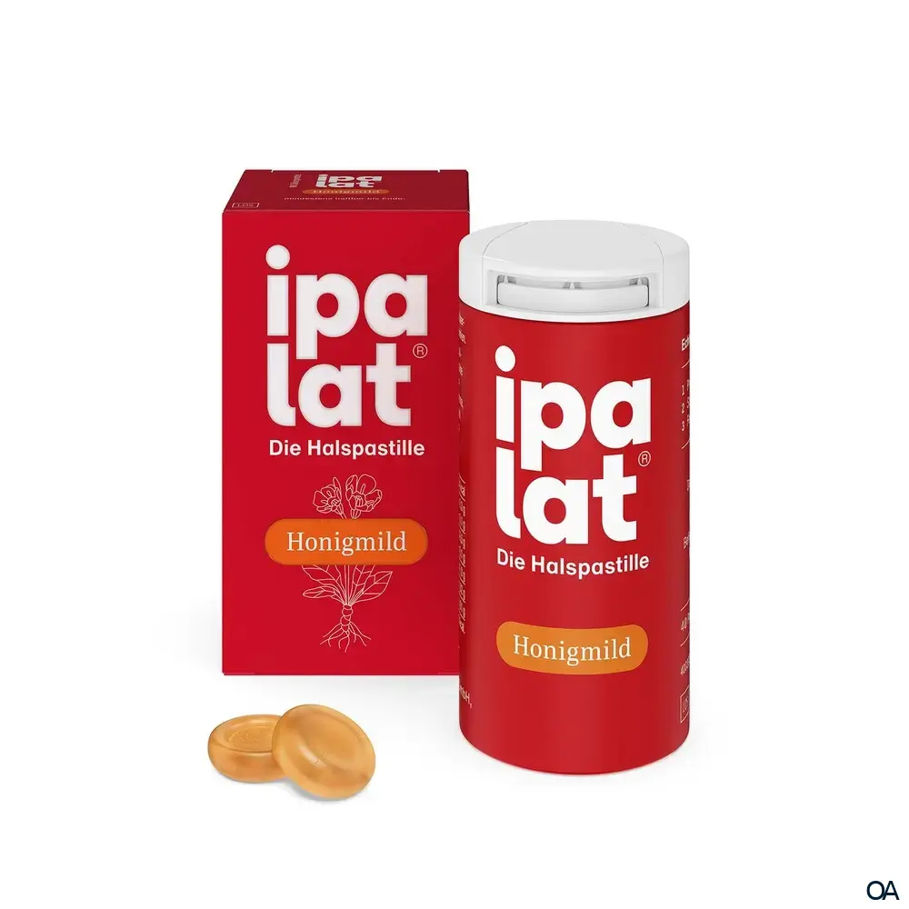 ipalat® Honigmild Halspastillen