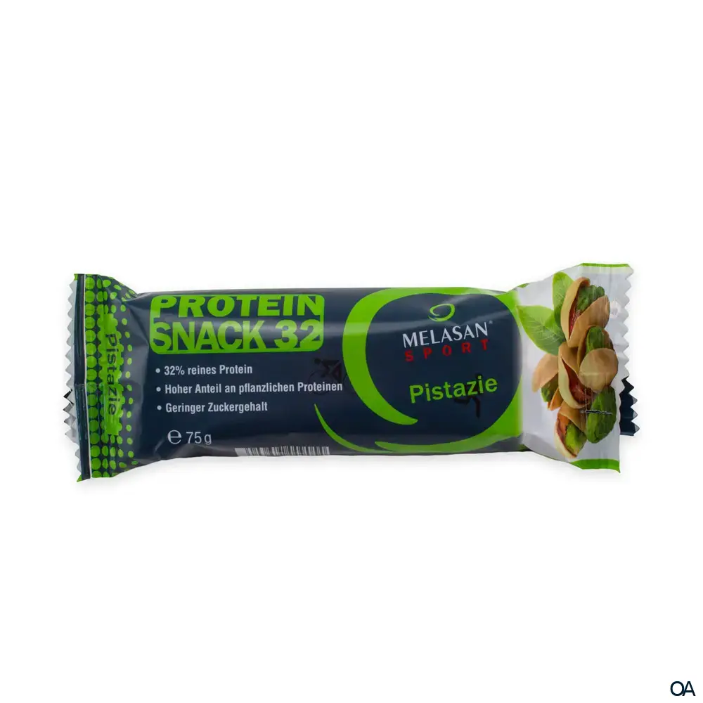 Melasan Sport PROTEIN SNACK 32 Pistazie Riegel 75 g