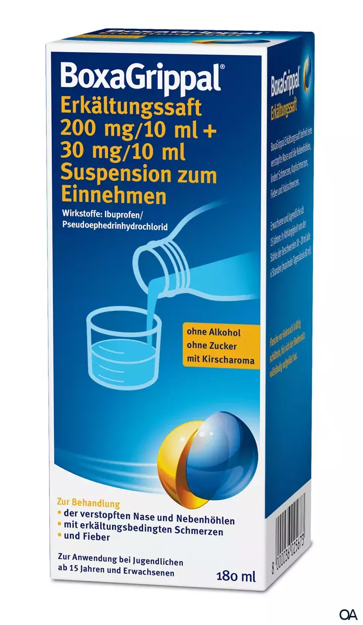 BoxaGrippal® Erkältungssaft 200 mg/ 30 mg BoxaGrippal® Erkältungssaft 200 mg/ 30 mg