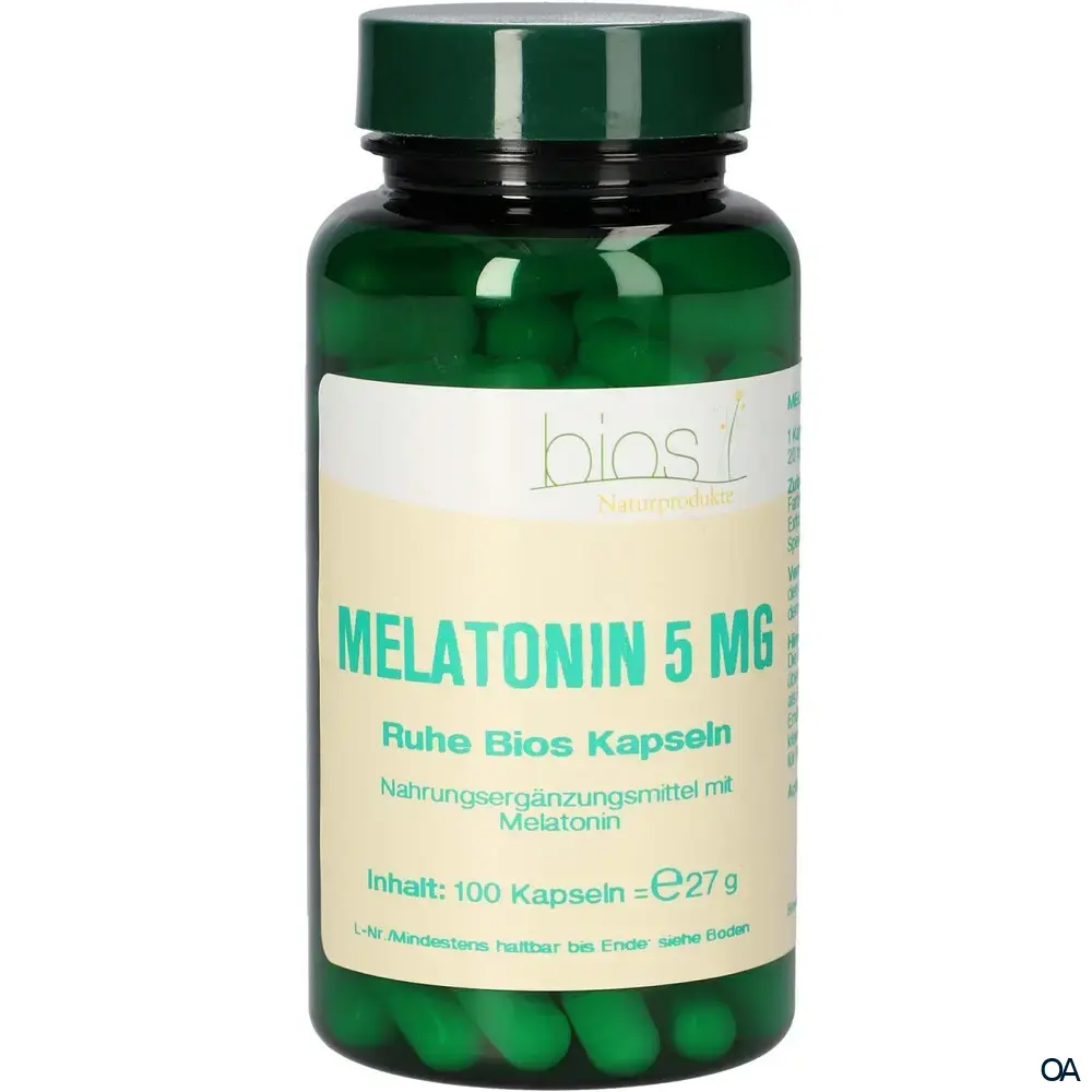 Bios Melatonin Ruhe 5,0 mg Kapseln