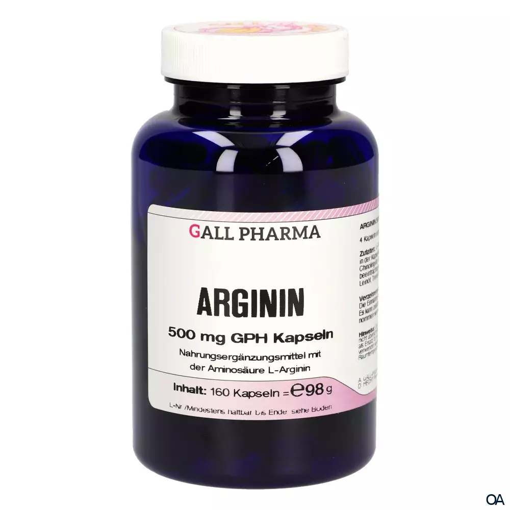 Gall Pharma Arginin 500 mg Kapseln Gall Pharma Arginin 500 mg Kapseln