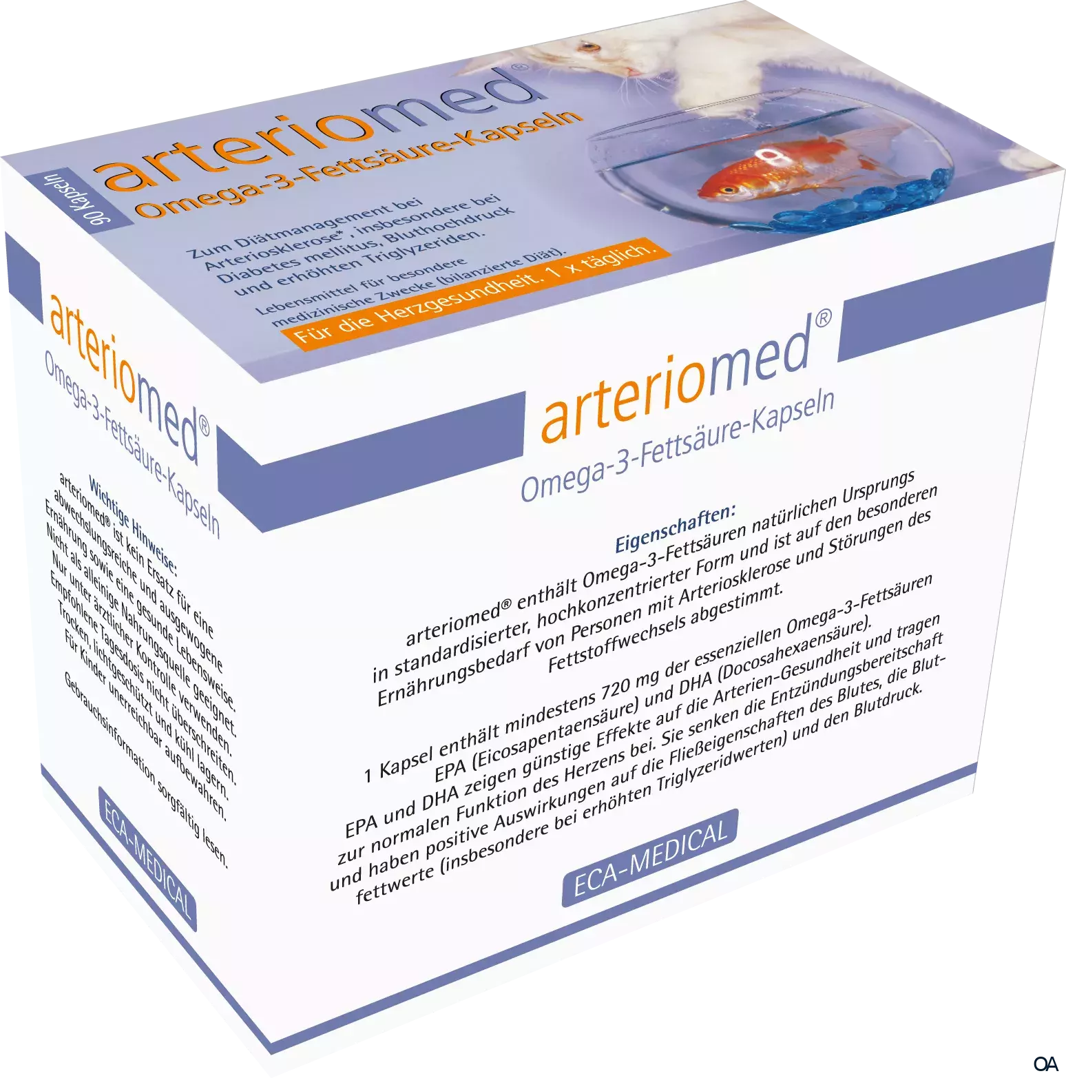 arteriomed® Omega-3-Fettsäure-Kapseln arteriomed® Omega-3-Fettsäure-Kapseln