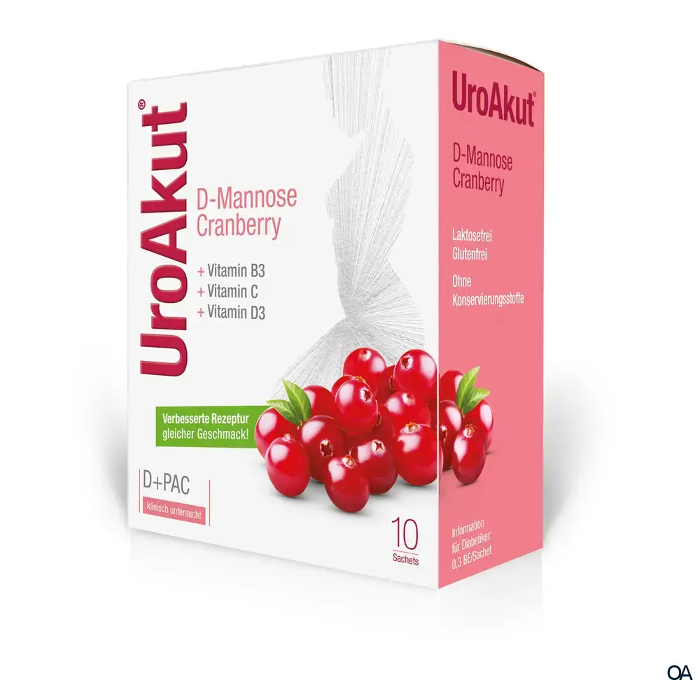 BIOGELAT UroAkut® D-Mannose plus Cranberry Sachets BIOGELAT UroAkut® D-Mannose plus Cranberry Sachets