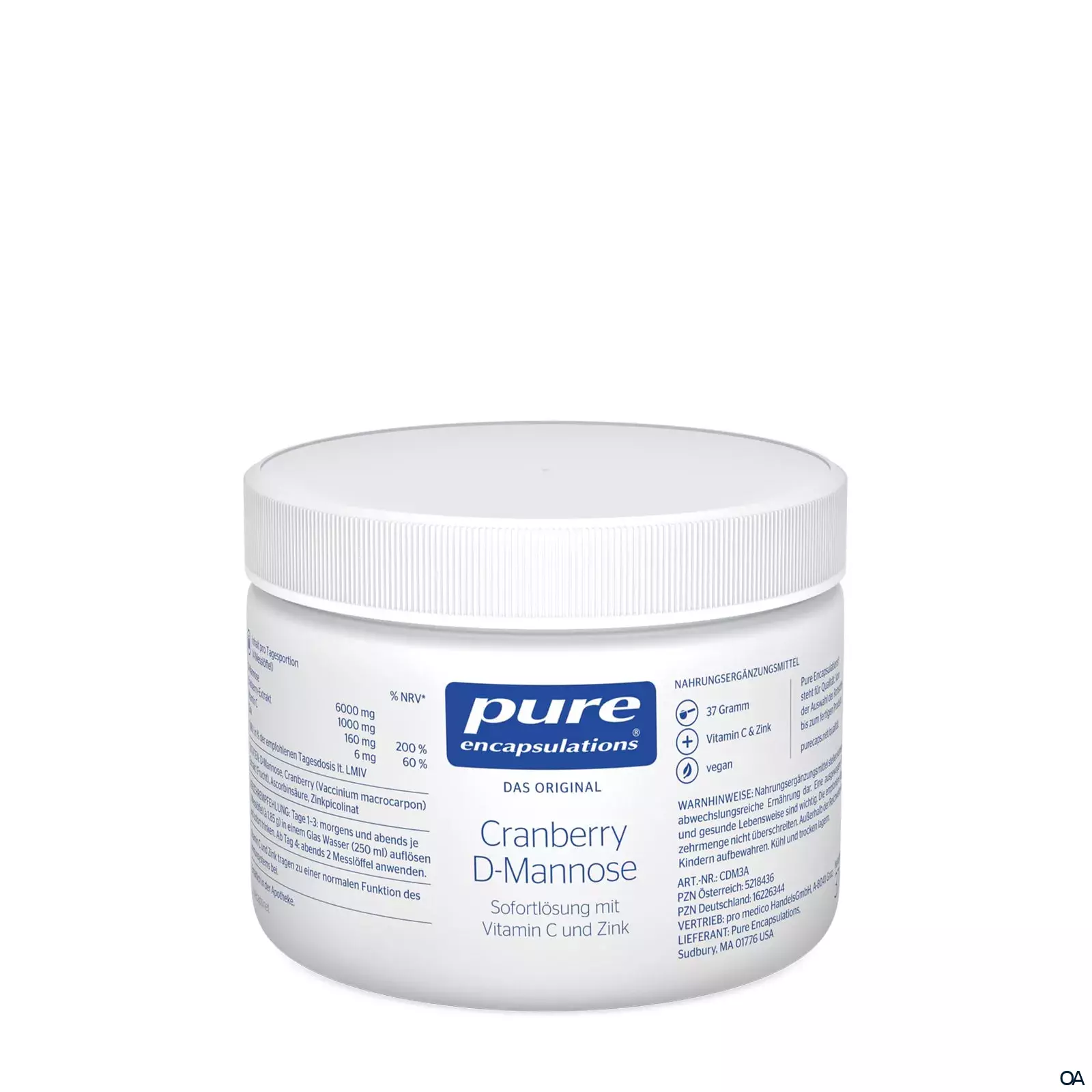 pure encapsulations® Cranberry D-Mannose