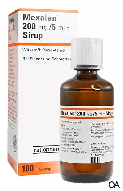 Mexalen® 200 mg/5 ml Sirup Mexalen® 200 mg/5 ml Sirup