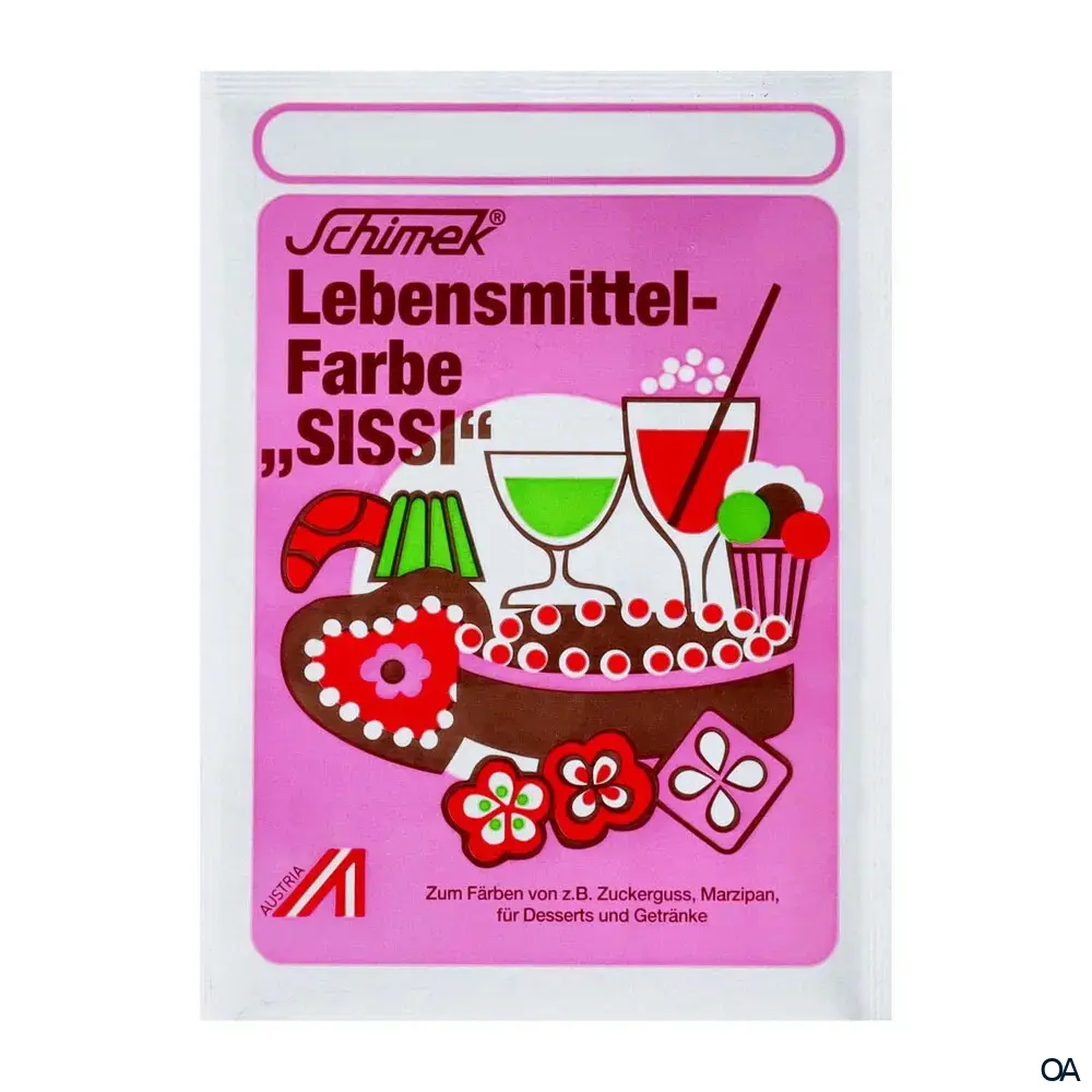 Schimek® Lebensmittelfarbe  "Sissi" - 8 Mittelblau