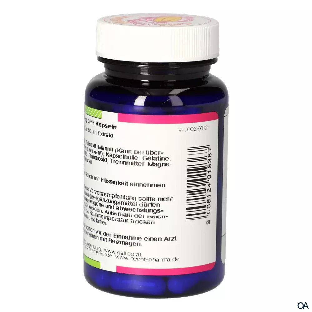 Gall Pharma Chili Extrakt 100 mg Kapseln