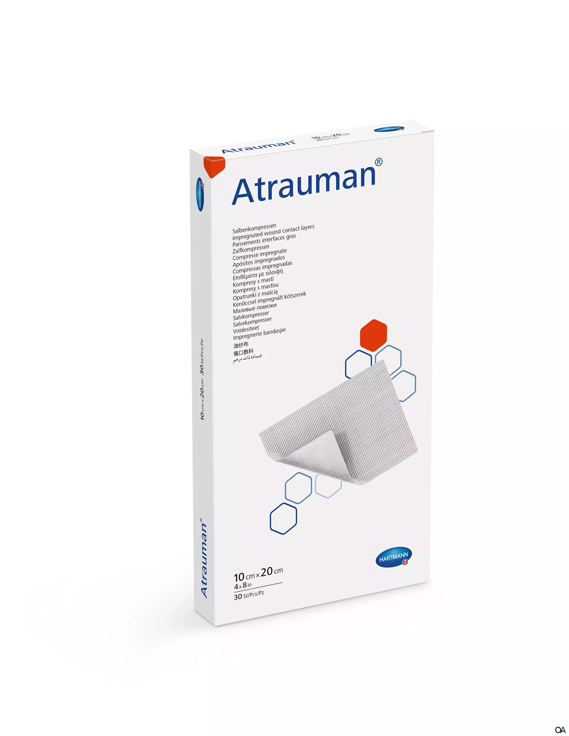 Atrauman® Salbenkompressen steril, 10 x 20 cm