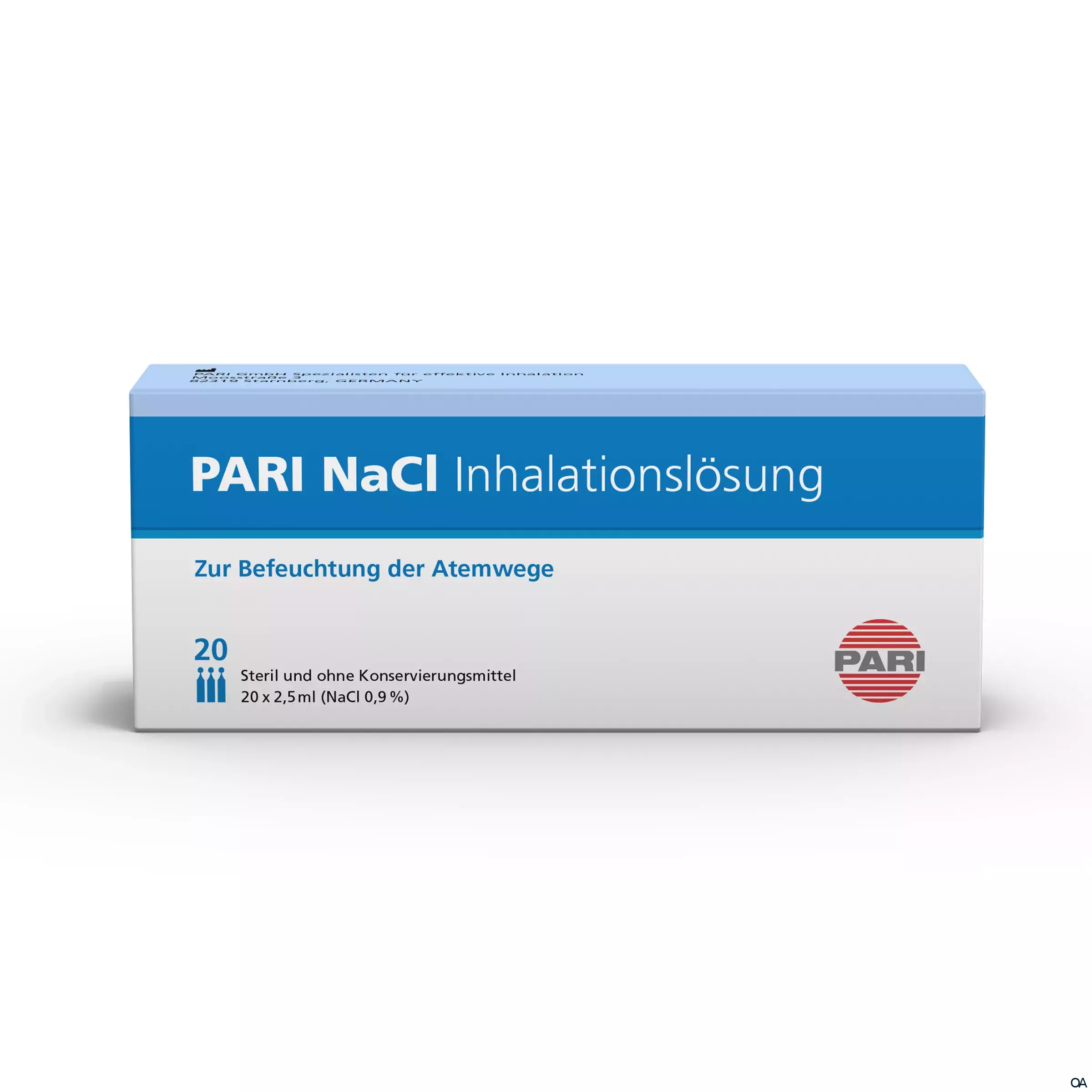 PARI NaCl 0,9% Inhalationslösung 20 x 2,5 ml