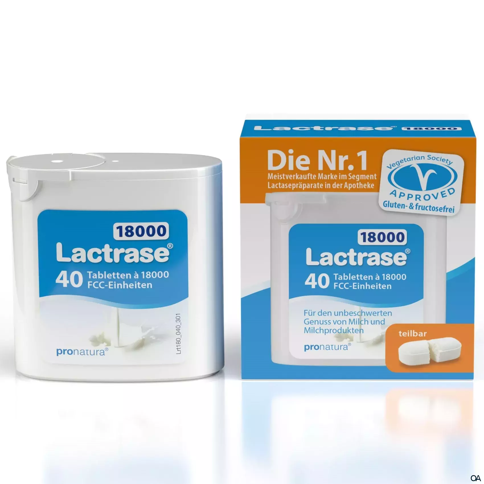 Lactrase® 18000 FCC Tabletten Spender