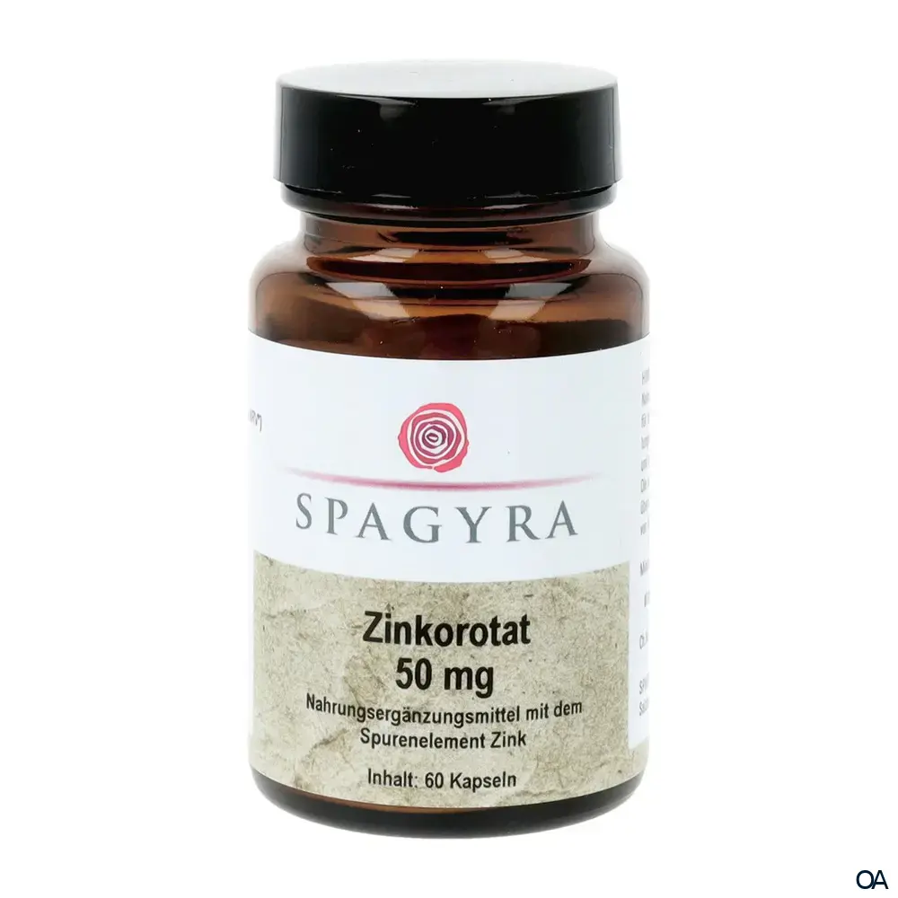 Spagyra Zinkorotat 50 mg Kapseln
