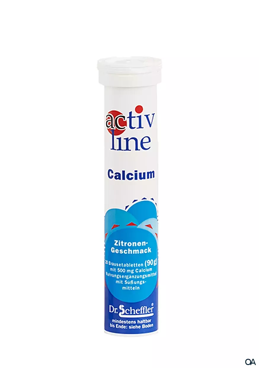 ADDITIVA® Activline Calcium Brausetabletten - Zitrone ADDITIVA® Activline Calcium Brausetabletten - Zitrone