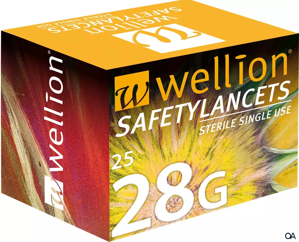 Wellion® SafetyLancets - 28G Einmalsicherheitslanzetten Wellion® SafetyLancets - 28G Einmalsicherheitslanzetten