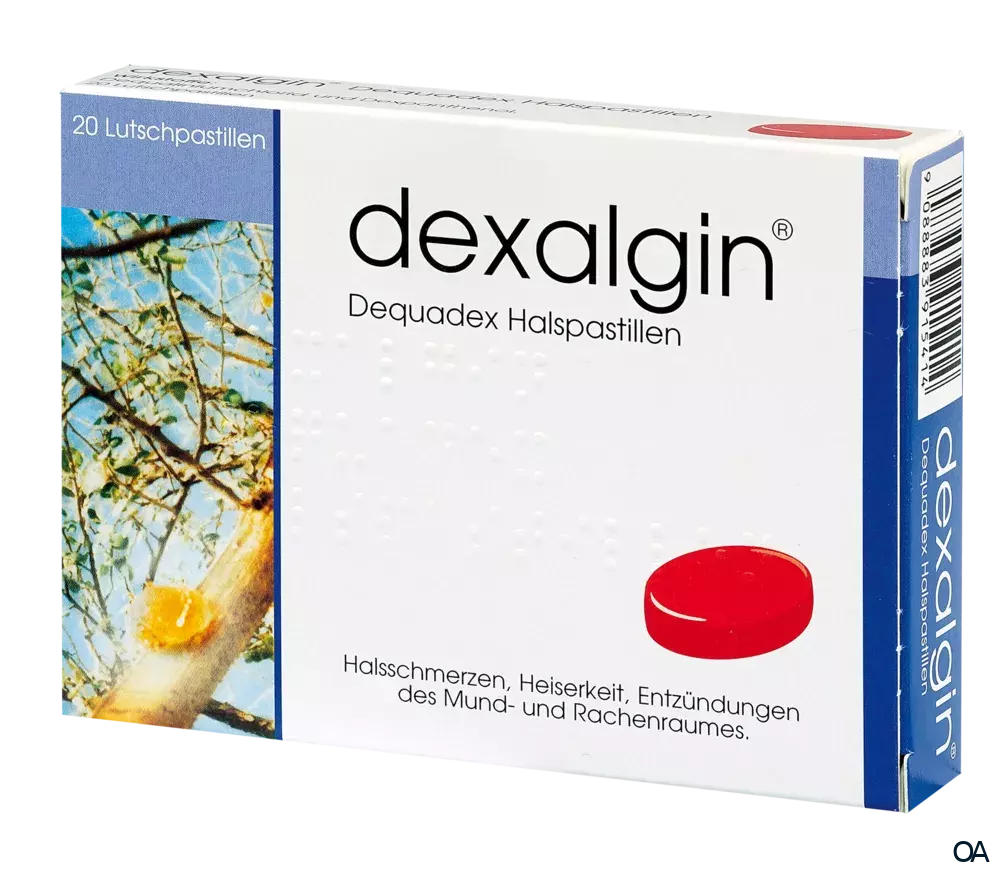 DEXALGIN® Dequadex Halspastillen DEXALGIN® Dequadex Halspastillen