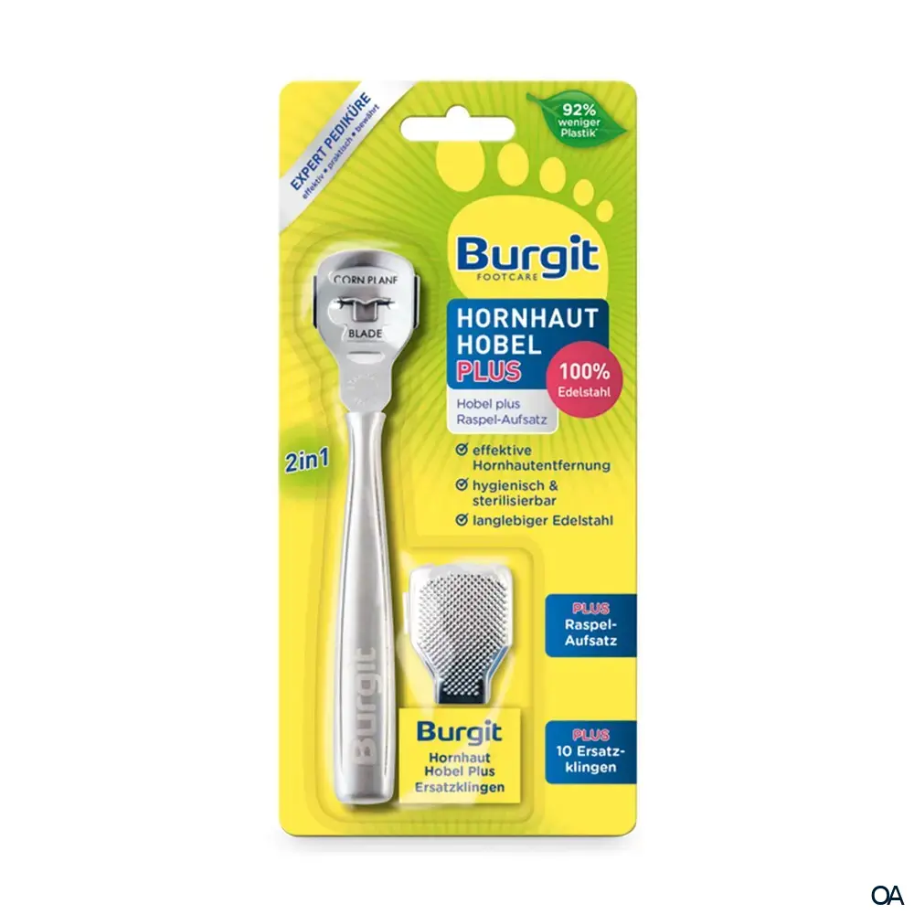 Burgit Footcare Hornhaut Hobel Plus