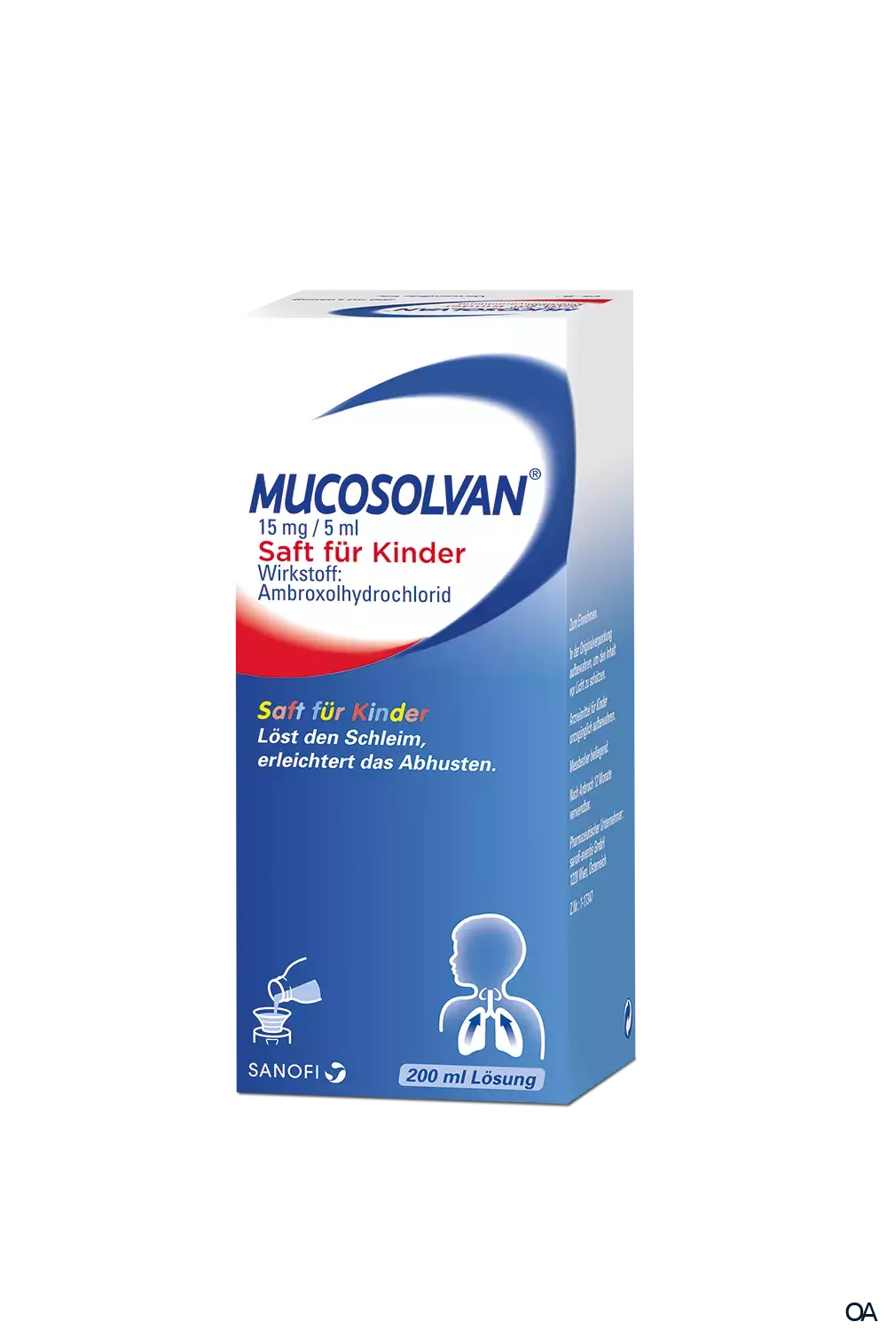 Mucosolvan® Kinder 15 mg / 5 ml Saft