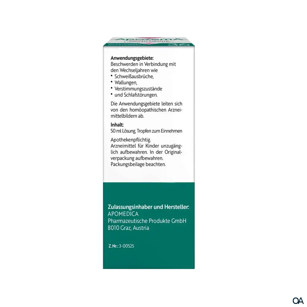 Apozema® Wechseljahre Lachesis complex Nr. 36 Tropfen zum Einnehmen