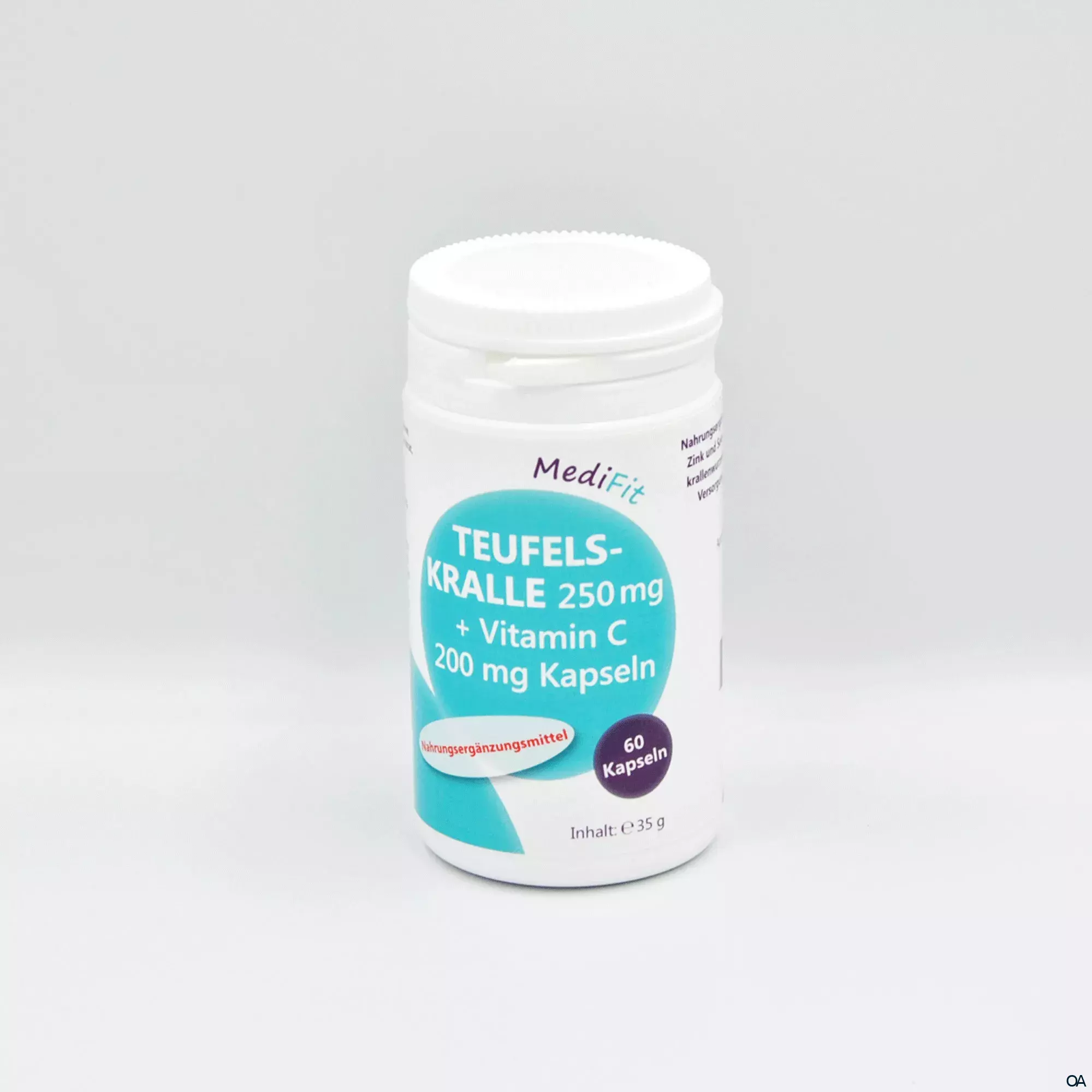 MediFit Teufelskralle 250 mg + Vitamin C 200 mg Kapseln