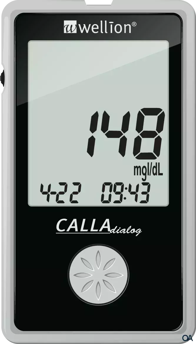 Wellion® CALLA Dialog Blutzuckermessgerät Set Wellion® CALLA Dialog Blutzuckermessgerät Set