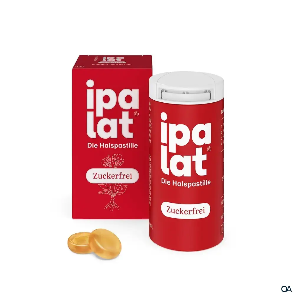 ipalat® Zuckerfrei Halspastillen ipalat® Zuckerfrei Halspastillen