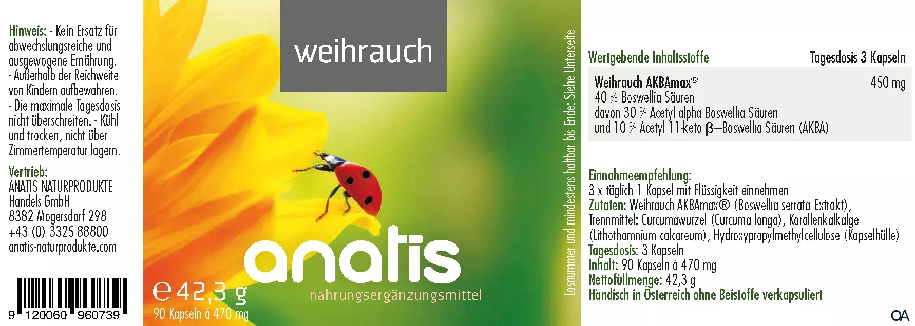 anatis Weihrauch AKBAmax® Kapseln