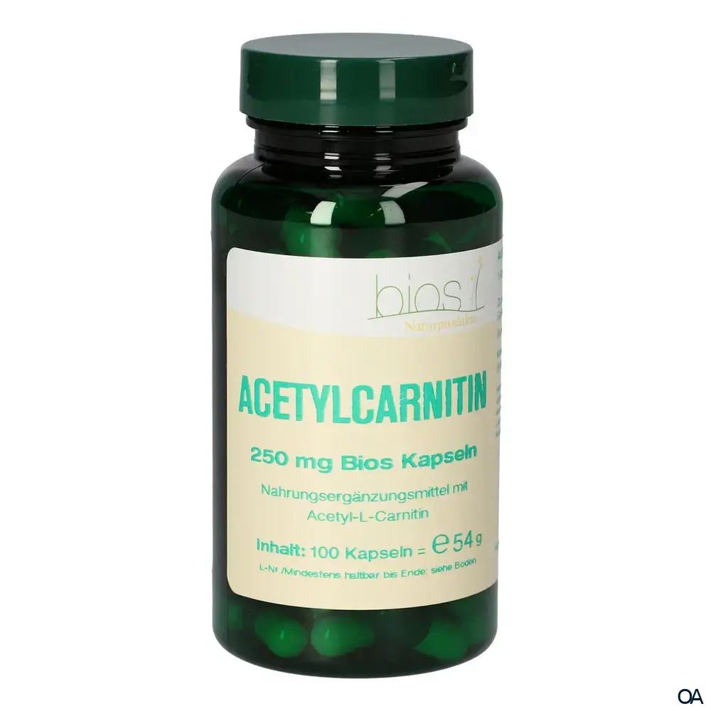 Bios Acetylcarnitin 250 mg Kapseln