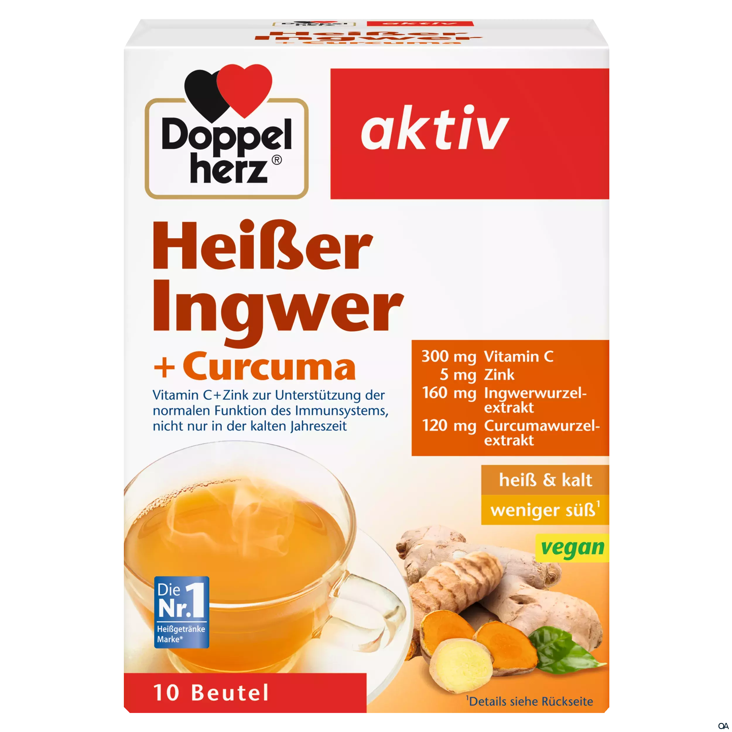 Doppelherz aktiv Heißer Ingwer + Curcuma Sachets