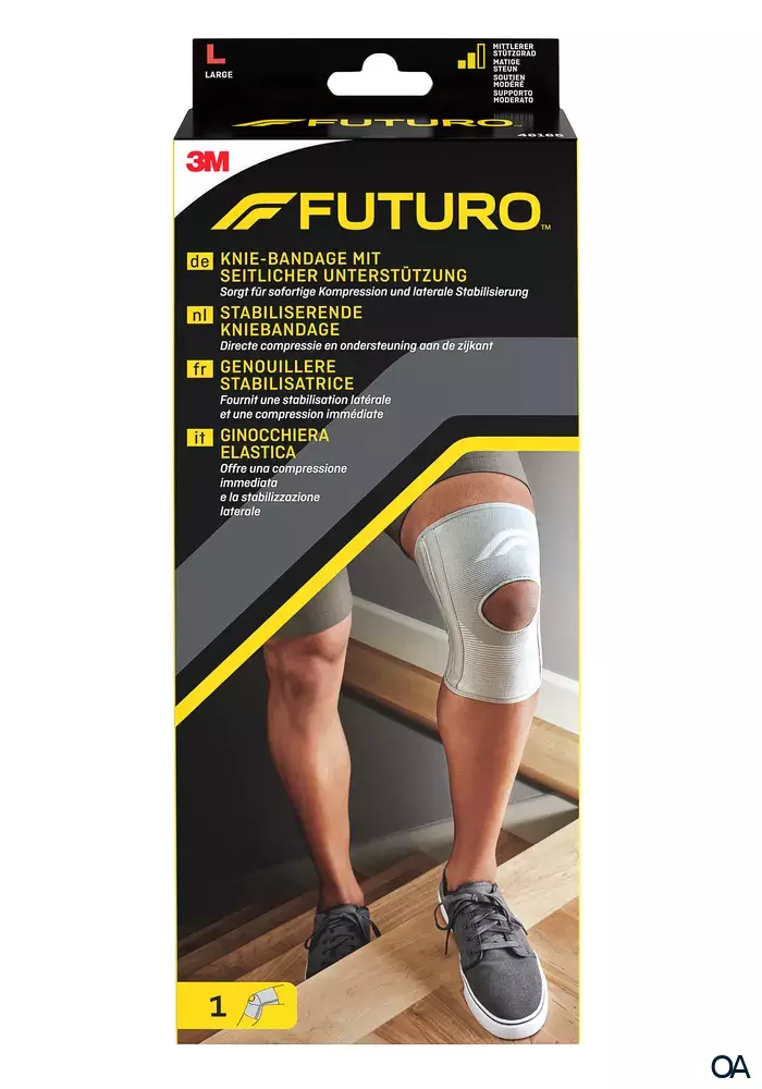 3M Futuro Knie-Bandage mit seitlicher Unterstützung 3M Futuro Knie-Bandage mit seitlicher Unterstützung