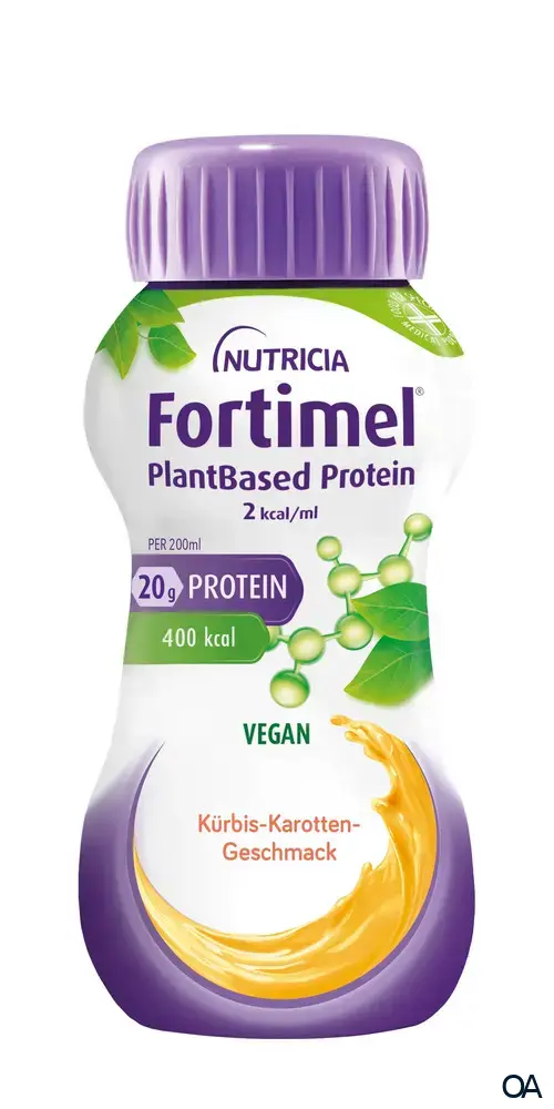 Nutricia Fortimel PlantBased Protein 2 kcal Kürbis-Karotte 200 ml Nutricia Fortimel PlantBased Protein 2 kcal Kürbis-Karotte 200 ml