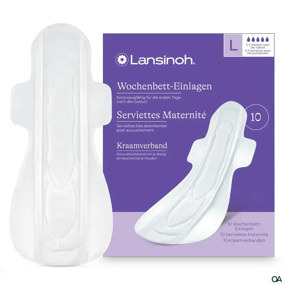 Lansinoh® Wochenbett-Einlagen (Wochen 0-2) L