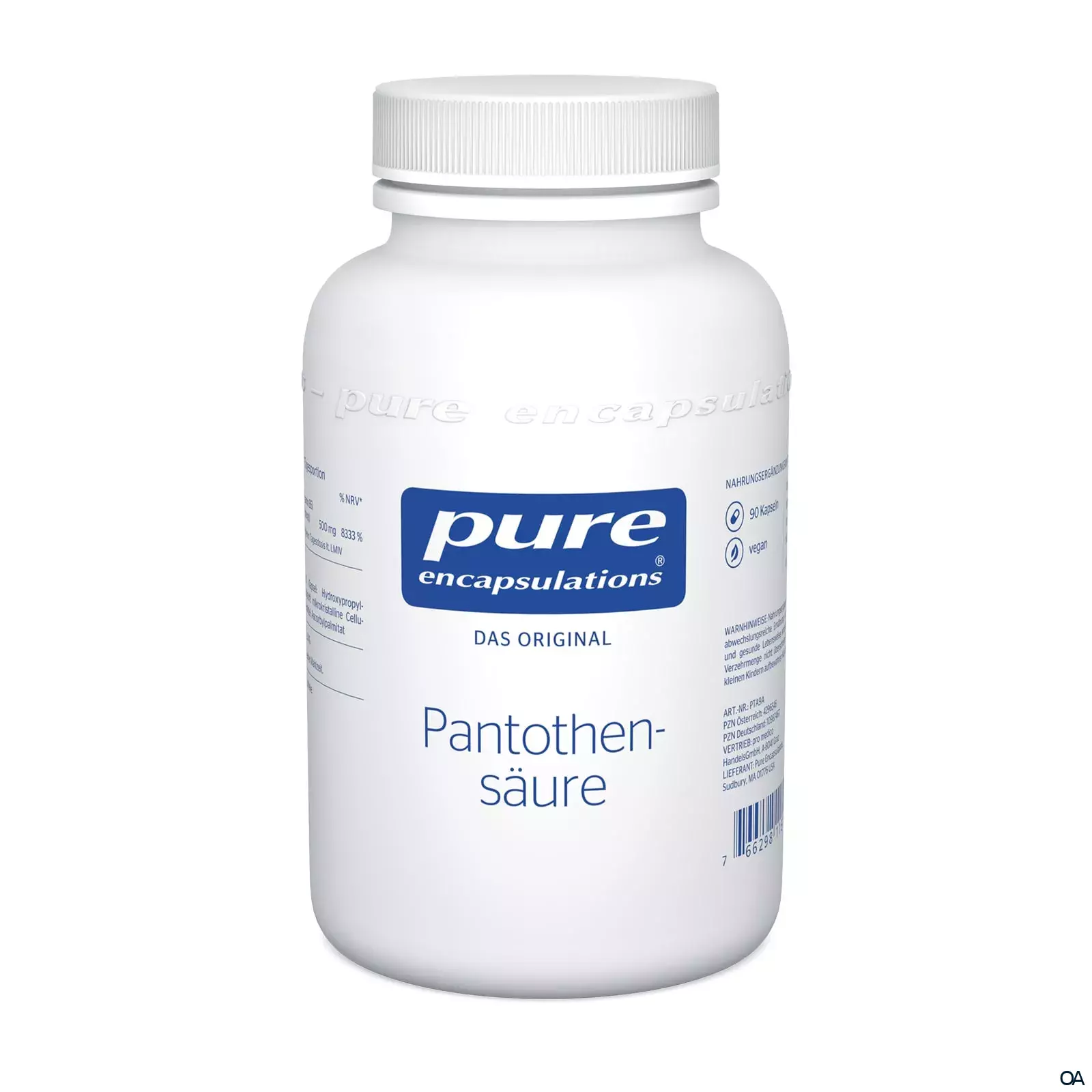 pure encapsulations® Pantothensäure