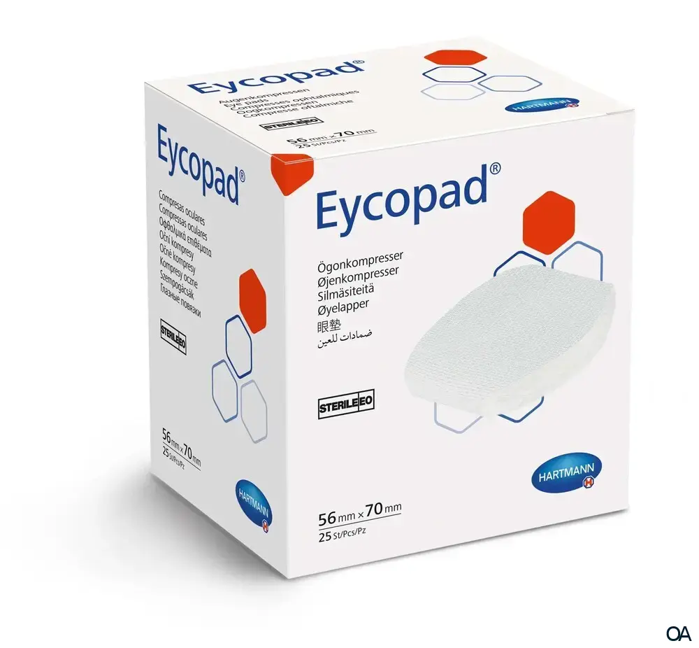 Eycopad® Augenkompresse steril, 56 x 70 mm