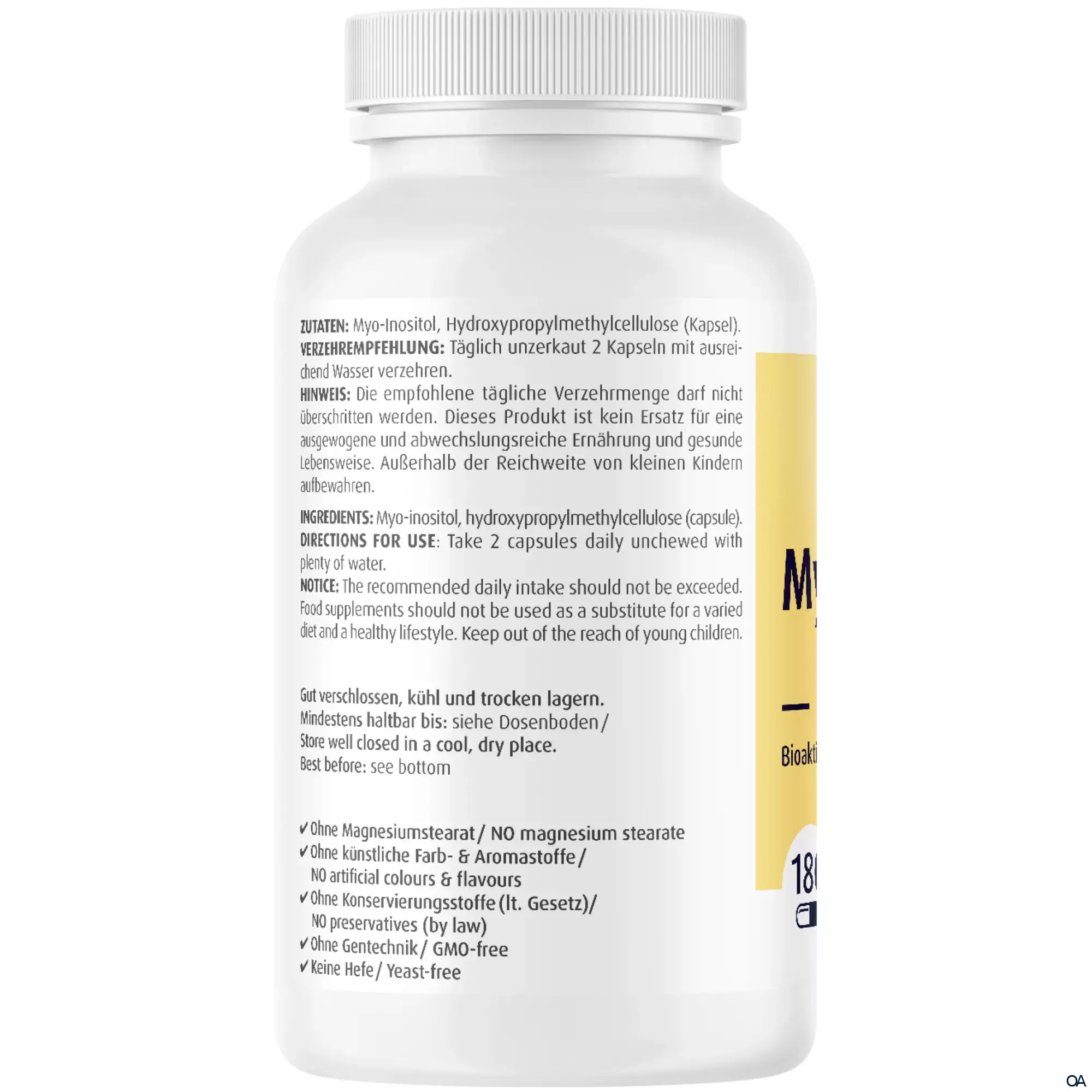 ZeinPharma Myo-Inositol Kapseln 500 mg