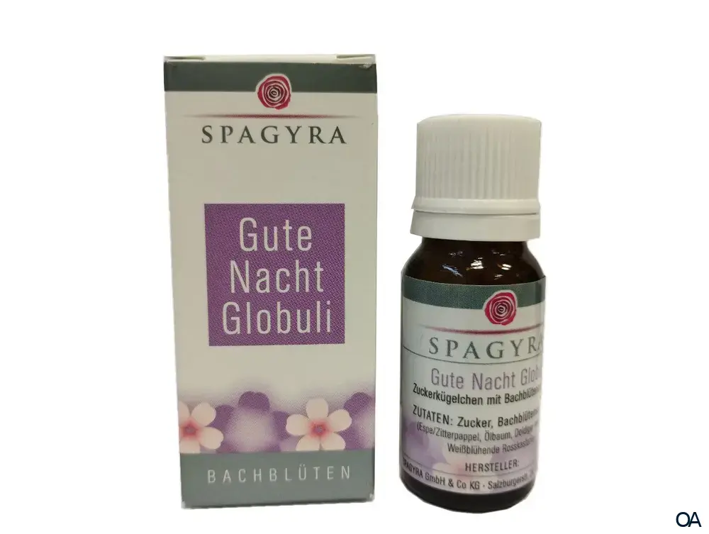 Spagyra Gute Nacht Bachblüten Globuli