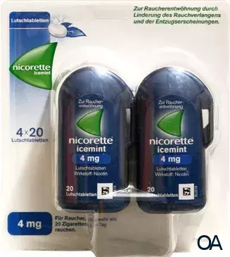 Nicorette Icemint 4 mg Lutschtabletten Nicorette Icemint 4 mg Lutschtabletten