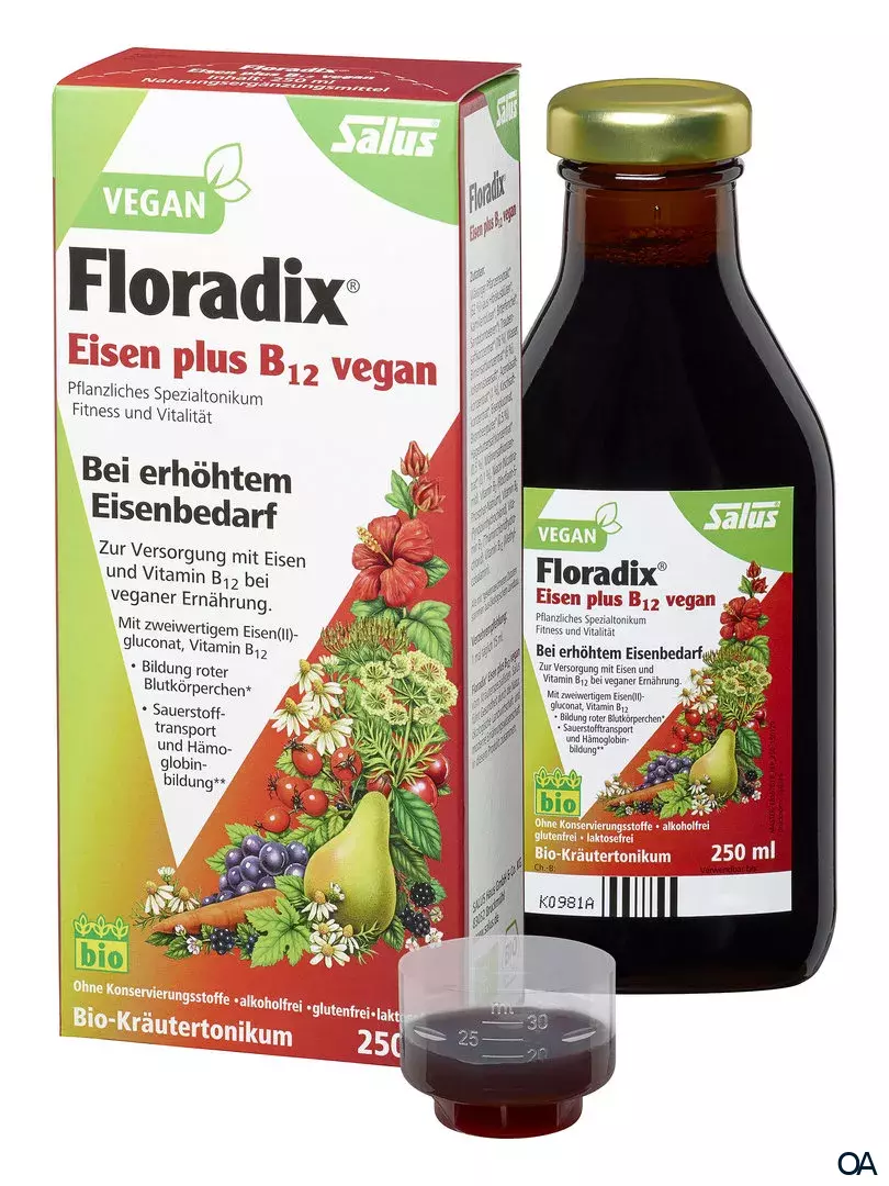 Salus® Floradix® Eisen plus B12 vegan Tonikum