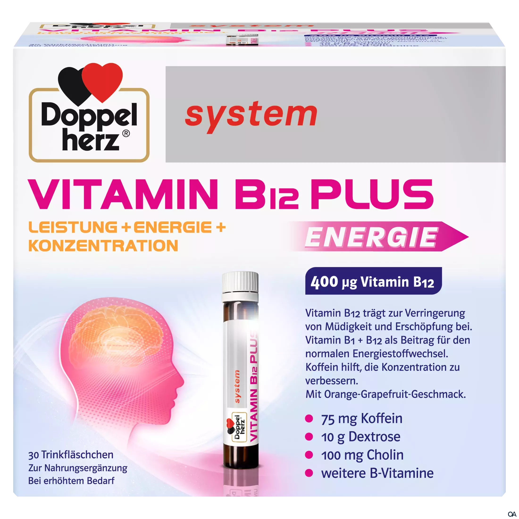 Doppelherz system VITAMIN B12 PLUS Trinkfläschchen