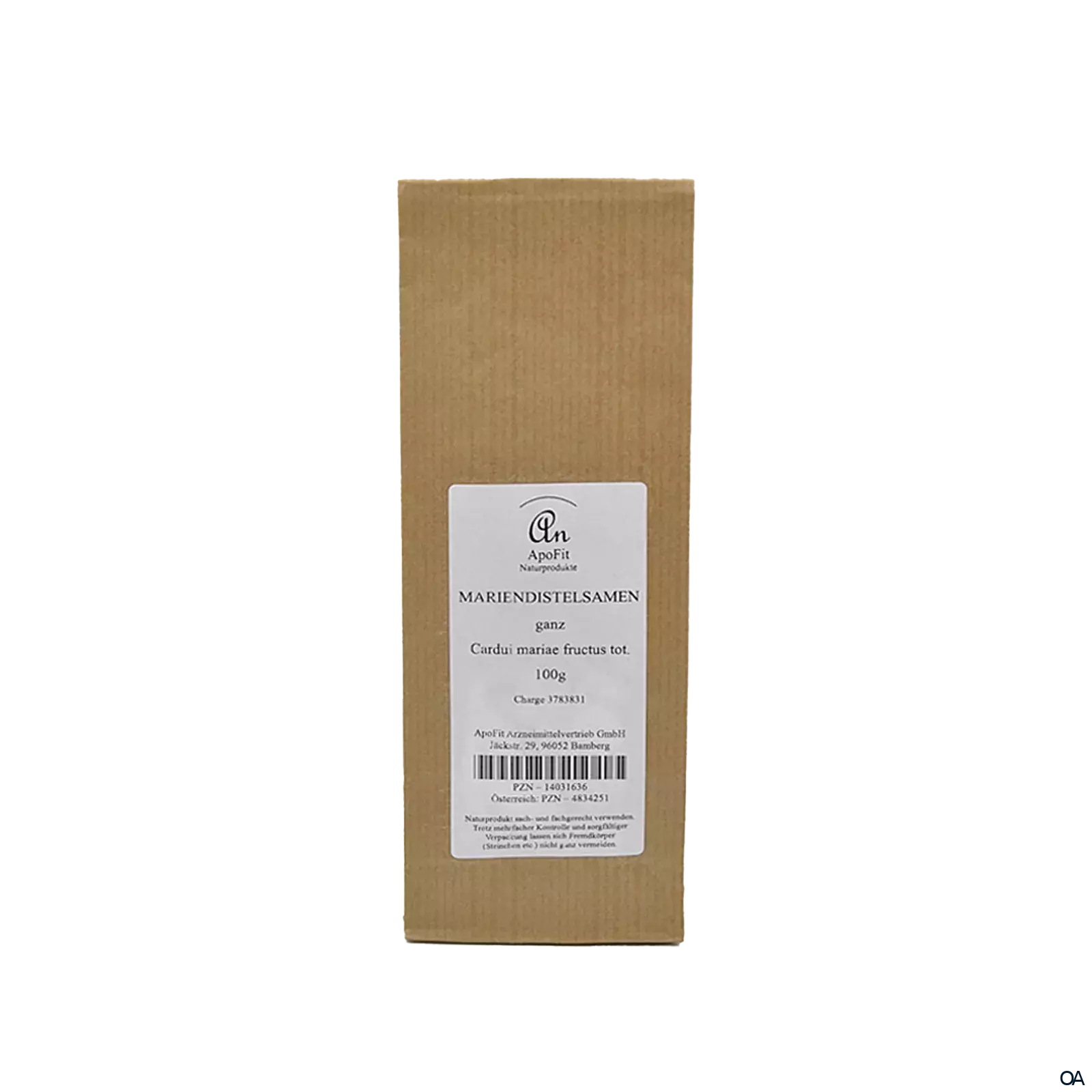 ApoFit Mariendistelsamen ganz ApoFit Mariendistelsamen ganz