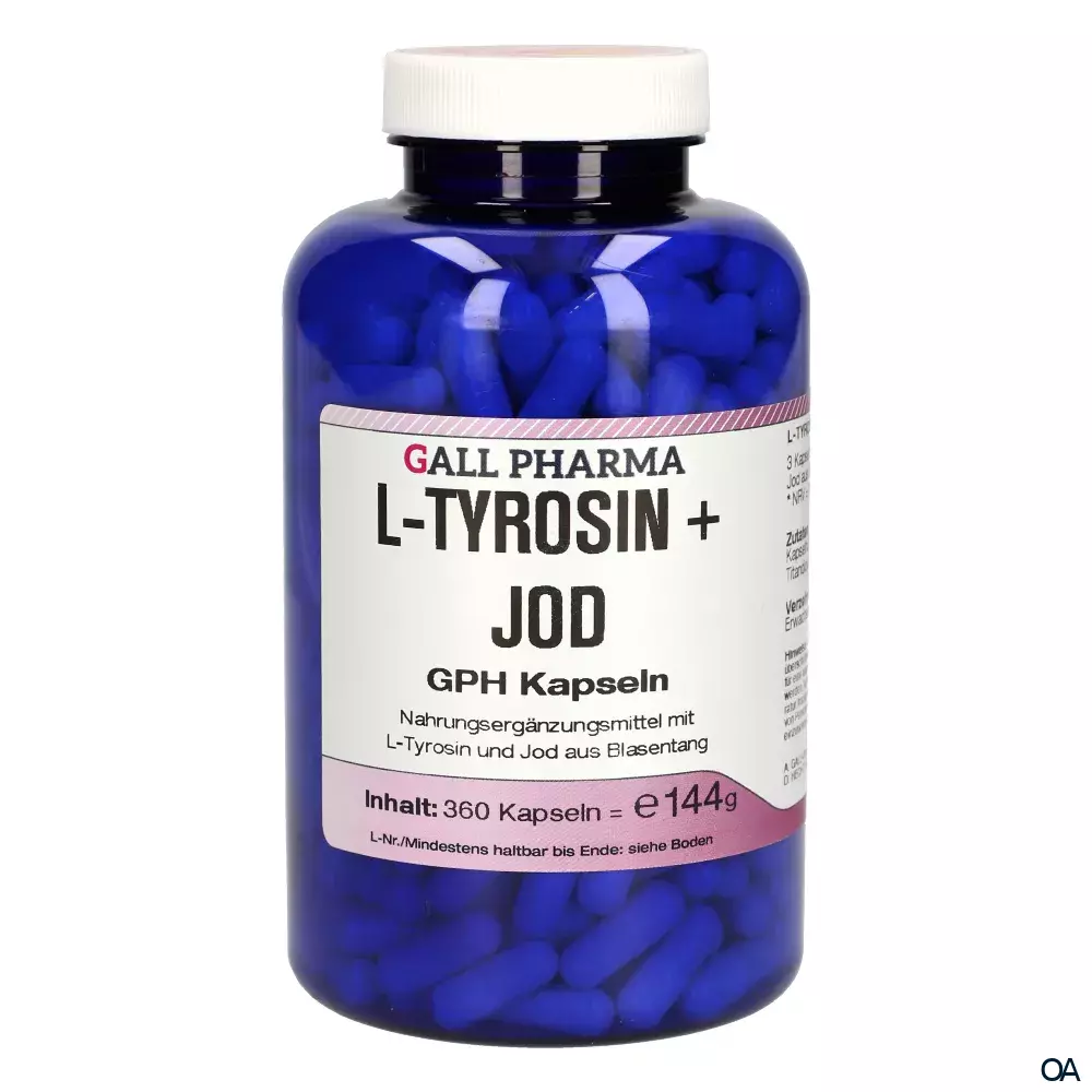 Gall Pharma L-Tyrosin + Jod Kapseln Gall Pharma L-Tyrosin + Jod Kapseln
