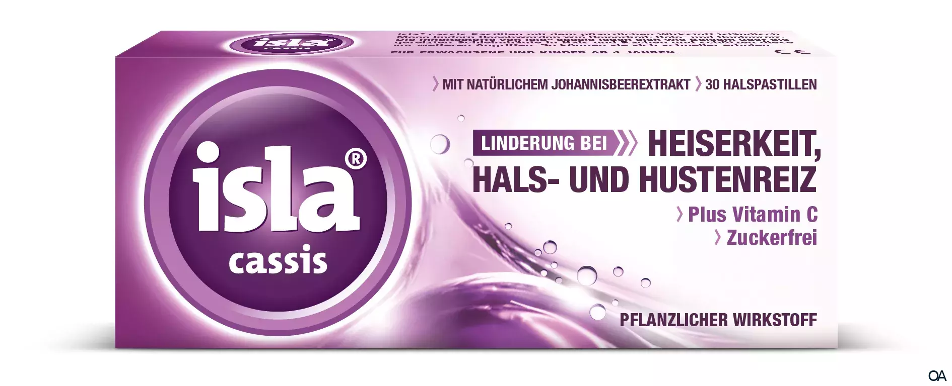 isla® Pastillen Cassis + Vitamin C