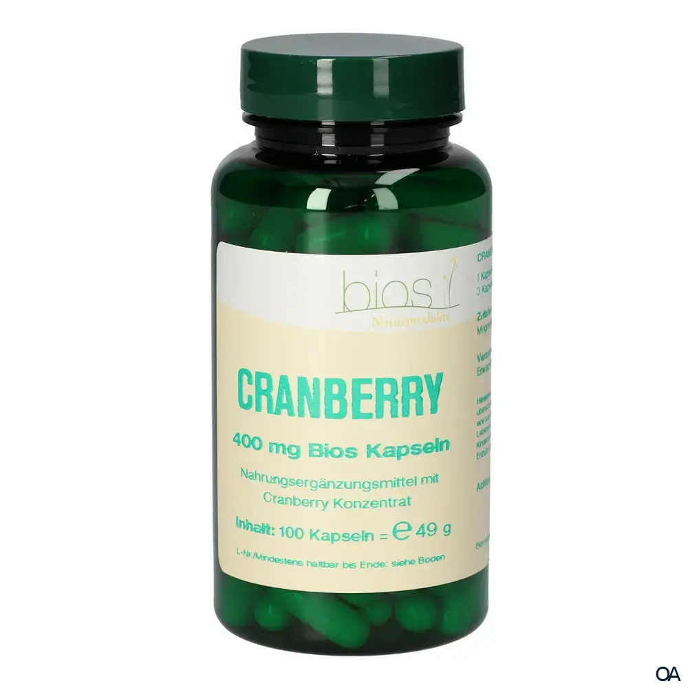 Bios Cranberry 400 mg Kapseln Bios Cranberry 400 mg Kapseln