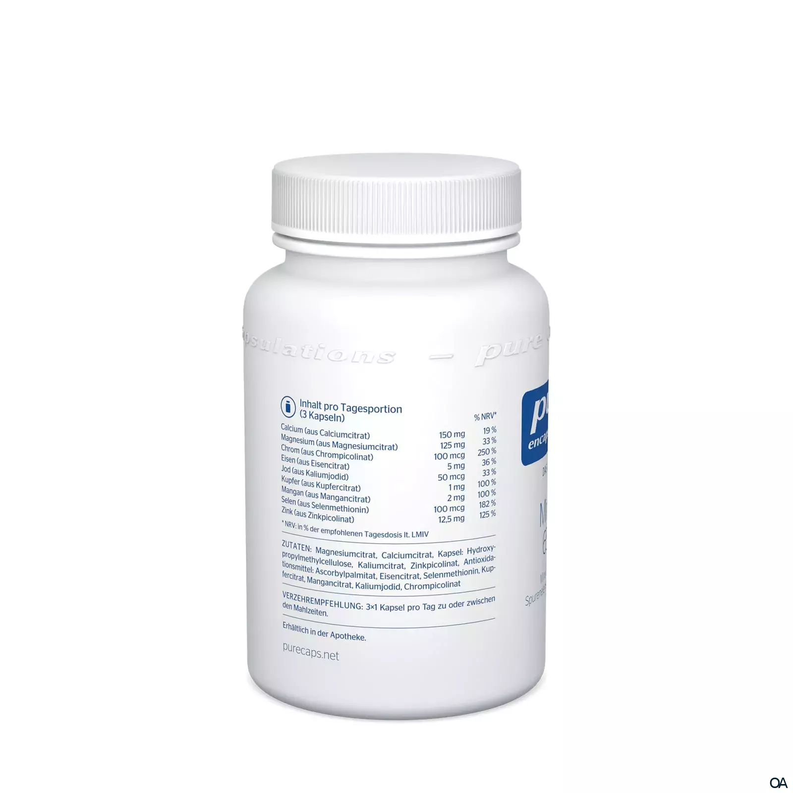 pure encapsulations® Mineral 650A