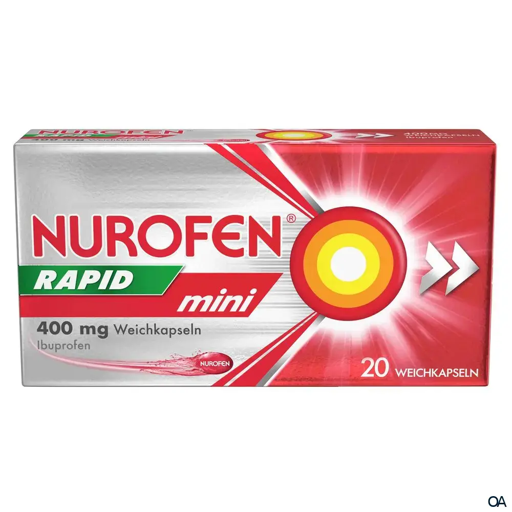Nurofen® Rapid Mini 400 mg Weichkapseln Nurofen® Rapid Mini 400 mg Weichkapseln