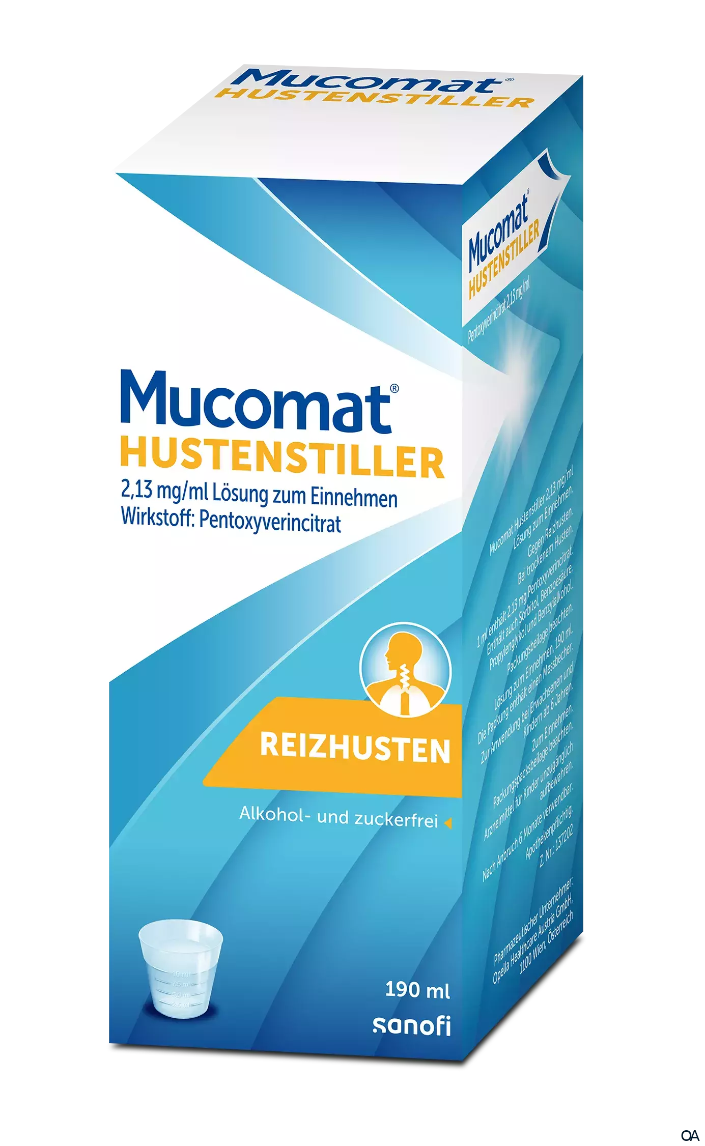 Mucomat Hustenstiller 2,13 mg/ml Lösung zum Einnehmen