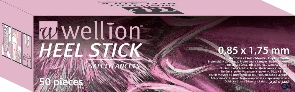 Wellion Heel Stick Safety Lancets 0,85 x 1,75 mm