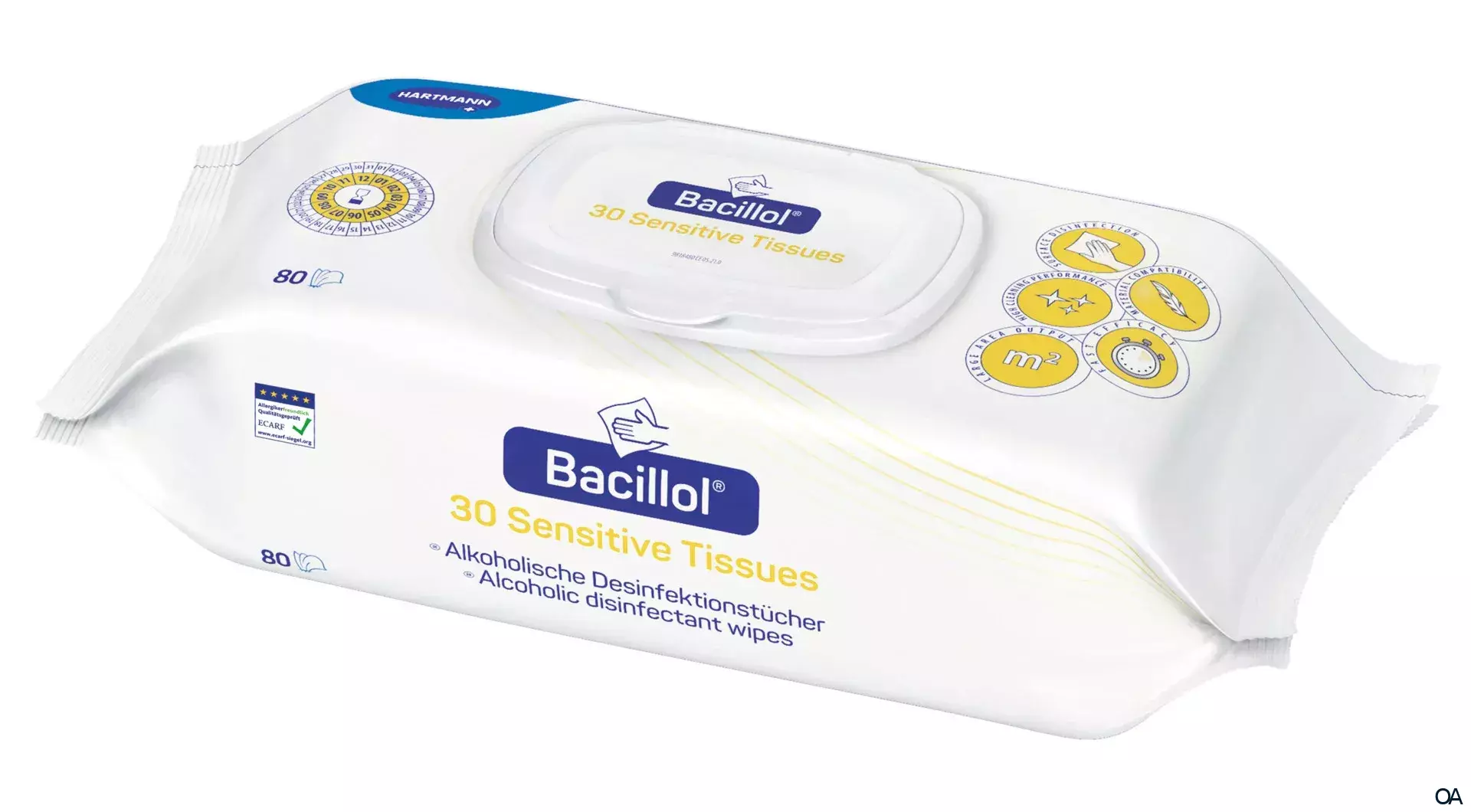 Bacillol® 30 Sensitive Tissues - Alkoholische Desinfektionstücher Bacillol® 30 Sensitive Tissues - Alkoholische Desinfektionstücher