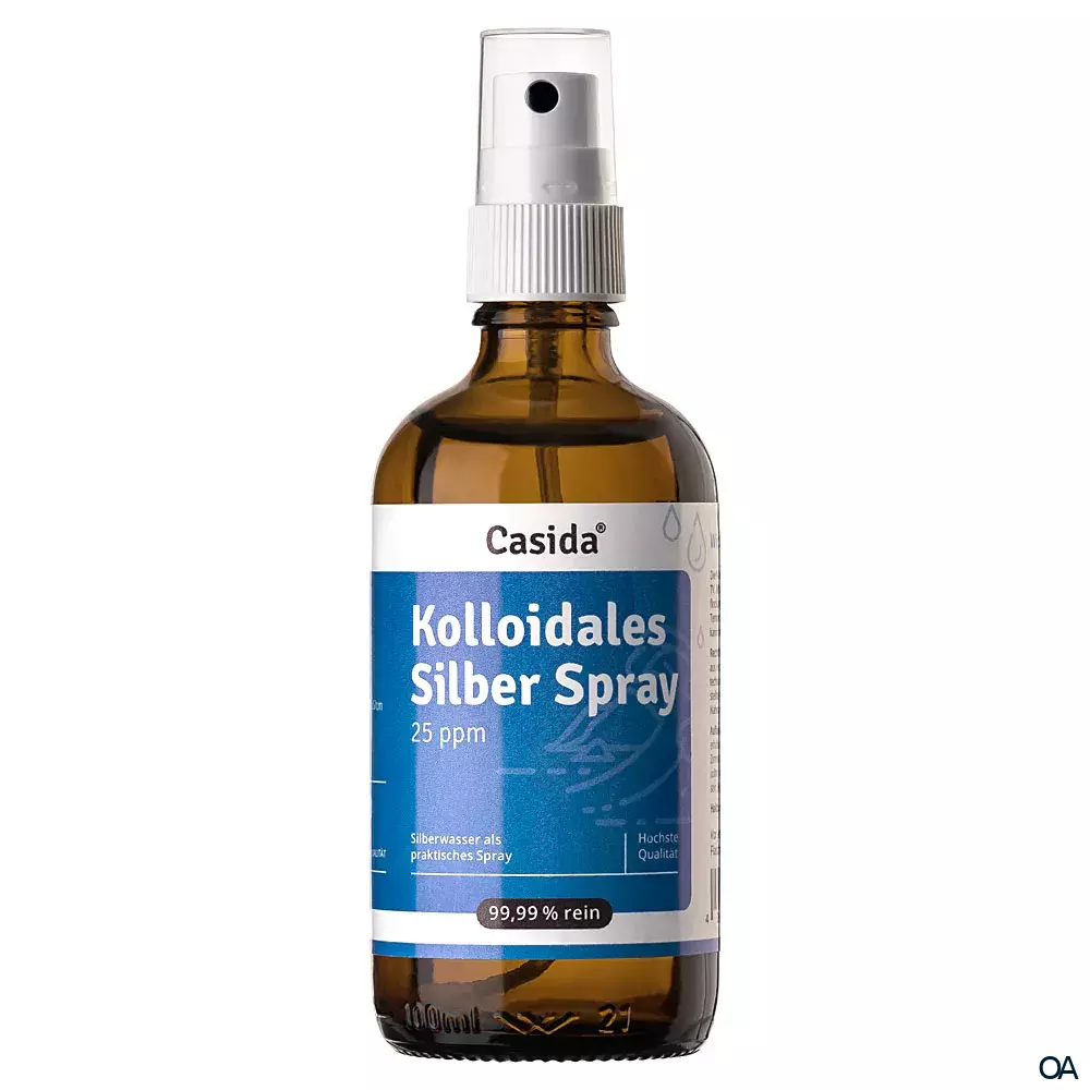 Casida® Kolloidales Silber Spray 25 ppm Casida® Kolloidales Silber Spray 25 ppm
