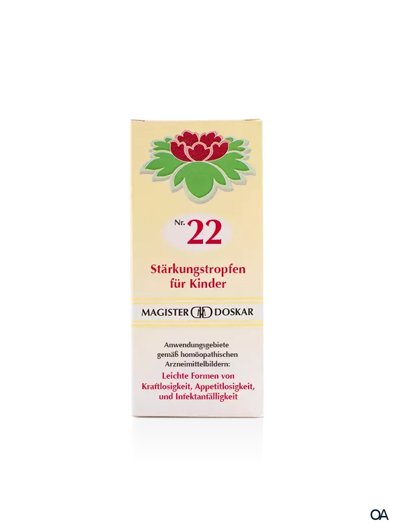 Doskar Tropfen Nr. 22 - Stärkungstropfen für Kinder Doskar Tropfen Nr. 22 - Stärkungstropfen für Kinder