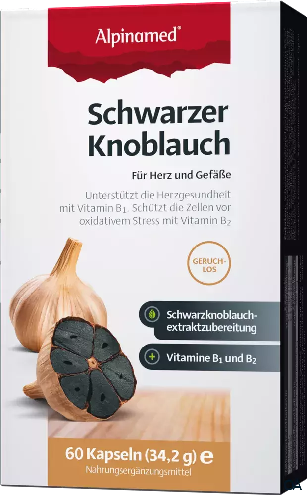 Alpinamed® Schwarzer Knoblauch vegan Kapseln Alpinamed® Schwarzer Knoblauch vegan Kapseln